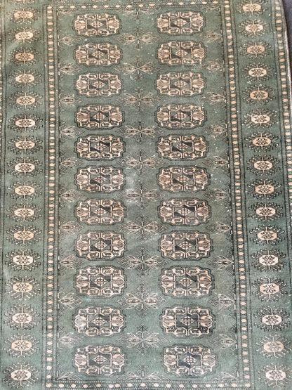 2.5x4 feet green turkish bedroom rug, vintage handmade small bedroom rug, mini door mat rug, small kitchen wool rug, bohemian pink small rug