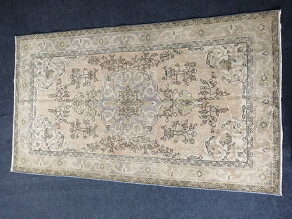 3.9 x 6.7 Rugs, Hand Made Rug, Oushak Rug, Rustic Rug, Bohemian Rug, Rug Runner, Turkish Rug, Farmhouse Rug, Vintage Rug, Wool rug