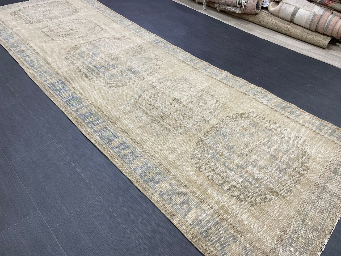 Distressed Runner Rug Turkish Runner Rug 4x12 Vintage Runner Rug Hallway Runner Rug Kitchen Runner Rug Wool Runner Rug Wool Rug