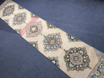 13 x 2.6 Oushak Runner Rug Turkish Runner Rug Vintage Runner Rug Hallway Runner Rug Kitchen Runner Rug Wool Runner Rug Wool Oushak Rug