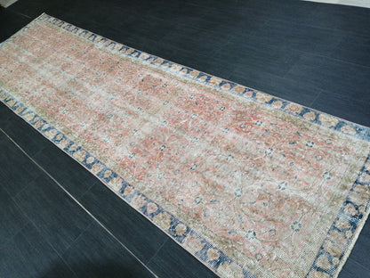 10.5 X 2.10 Oushak Runner Rug Turkish Runner Rug Vintage Runner Rug Hallway Runner Rug Kitchen Runner Rug Wool Runner Rug Wool Oushak Rug