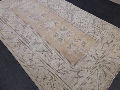 5 x 8.6 muted Turkish Oushak Rug Antique Rug Hand Knotted Rug