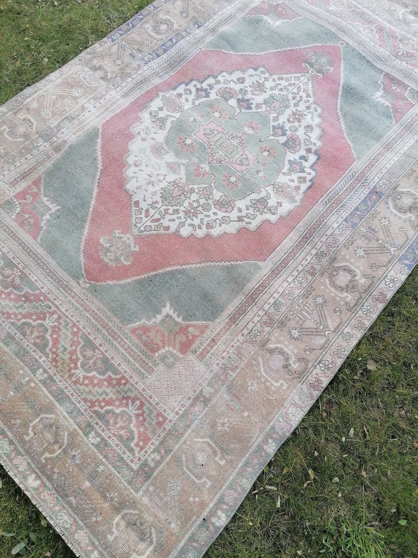 Oushak turkish rug 8'4x5 turkish rug,oushak rug,vintage rug,kitchen rug,vintage oushak rug, vintage anatolian unique hand made bohemian rug