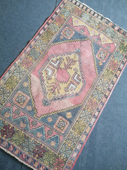 Turkish Rug, Oushak Rug, Oushak Rugs, Wool Oushak Rug, Oushak Runner Rugs, Runner Rug, Vintage Rug, Hand Made Rug