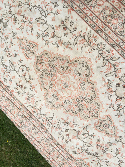 10 x 6 ft Vintage  RUGS LARGE Area RUG Turkish  Rugs Oushak Rugs Bohemian Rug Living Room Rug Oushak Runner Rug Hand Made Rugs