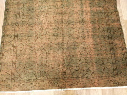 8.5 x 7.9 Rugs, OverDyed Hand Made Rug, Oushak Rug, Rustic Rug, Bohemian Rug, Rug Runner, Turkish Rug, Farmhouse Rug, Vintage Rug, Wool rug