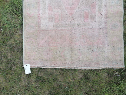 Runner rug, vintage anatolian runner, hallway runner rug, wool hand made rug 6'7x2'8 feet
