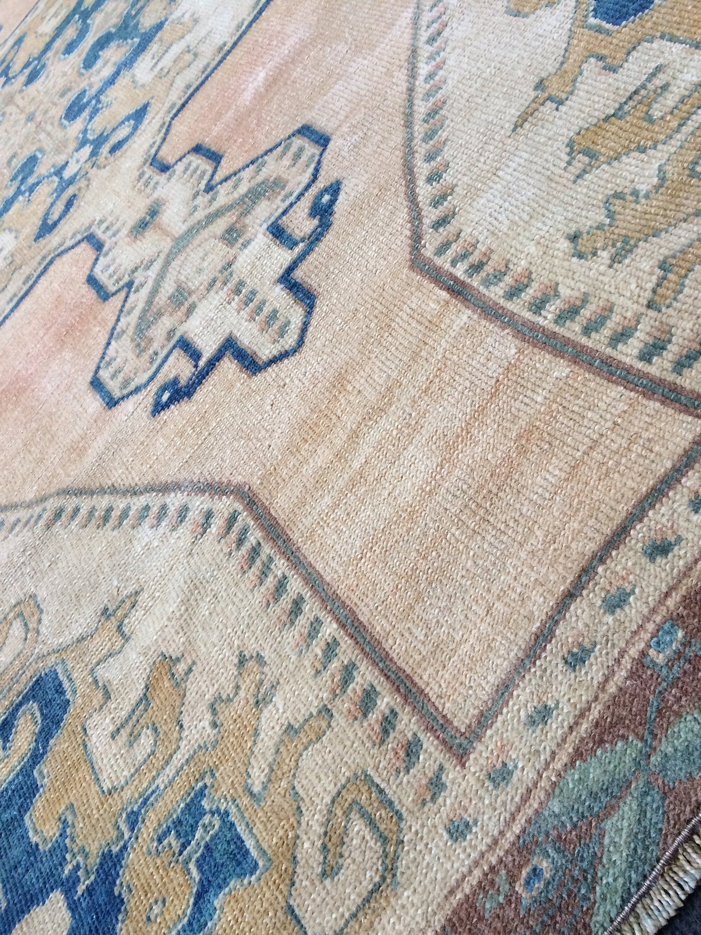 OUSHAK RUG TURKISH Oushak Rug Vintage Rug Turkish Rugs Wool Oushak Rug Hand Made Rugs Vintage Turkish Rug