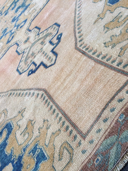 OUSHAK RUG TURKISH Oushak Rug Vintage Rug Turkish Rugs Wool Oushak Rug Hand Made Rugs Vintage Turkish Rug