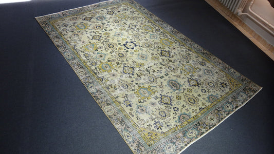 Green Turkish  Rug,Oushak Rug,Turkish Rug