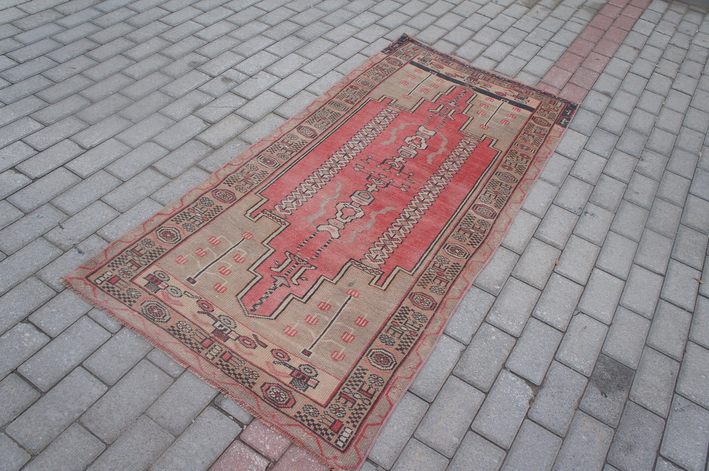 Rustic Rug, Turkish Rug, Oushak Rug, Turkish Rug , Farmhouse Rug, Vintage Rug, Hand Made Rug