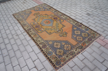 Vintage Rug  TurkishRug  Oushak Rug Oushak Rug Turkish Rug, Wool Oushak Rug, Turkish Oushak Rug