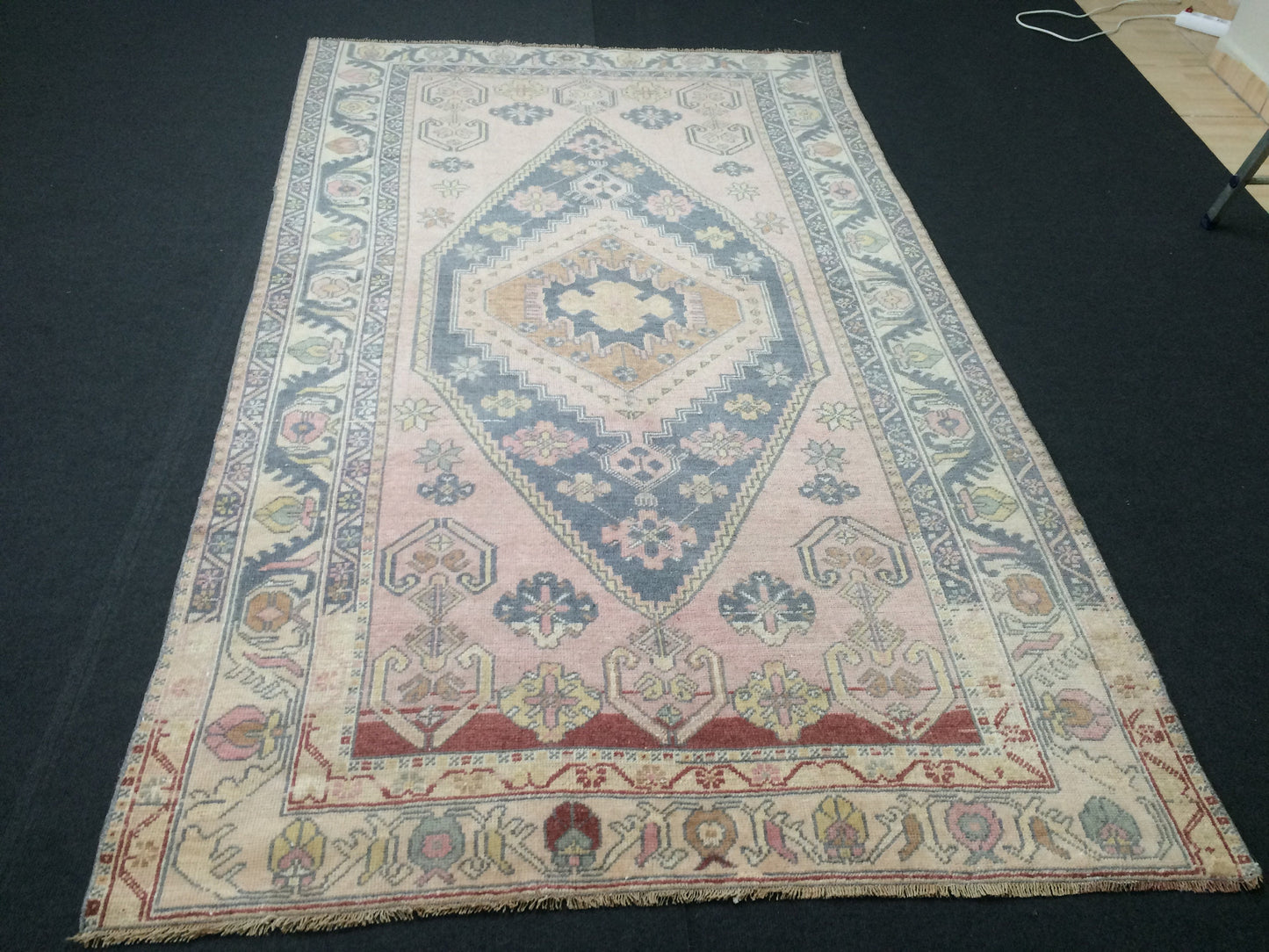 8 x 4 Vintage RUG Turkish Rug , Oushak Rug,Hand woven Rug,Weaving