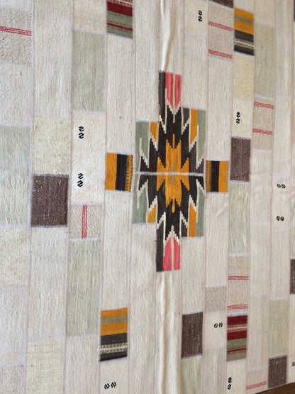 6 x 8.5 ft UNIQUE KILIM  Rug PATCHWORK Rug,Bohemian Flatwoven Turkish Rug, Boho Flatweave Rug,Hand woven Rug,Weaving Rug