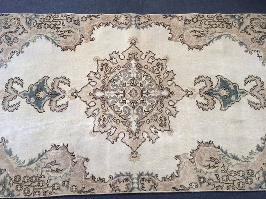 Oushak Rug Vintage Turkish  Rug,Wool Rug Turkish Rug Antique Rug Rug,Handmade Oriental Rug,Persian Rug
