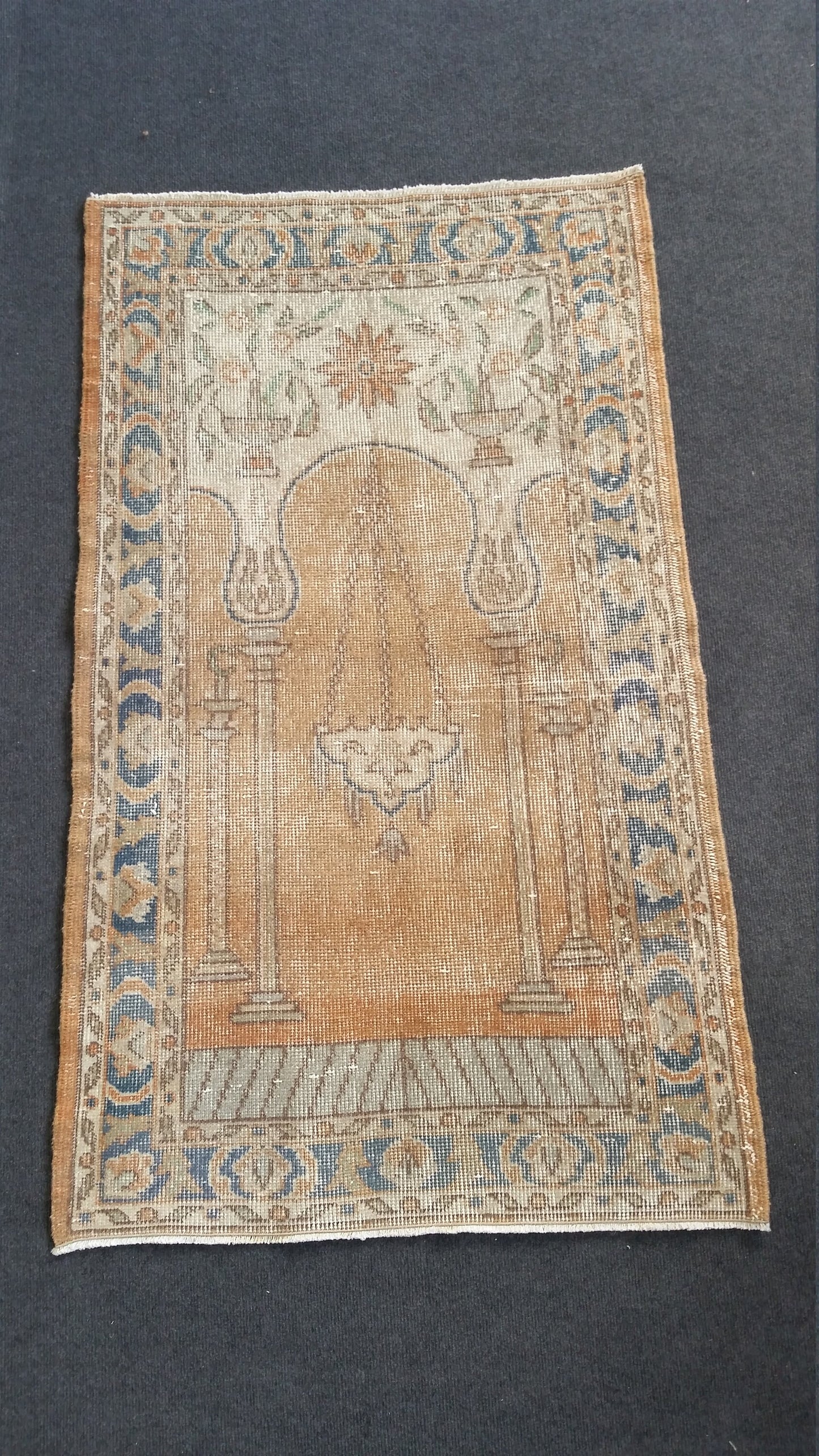 Vintage Rug Turkish  Rug Oushak Rug Wool Oushak Rug Vintage Rugs Boho Rug