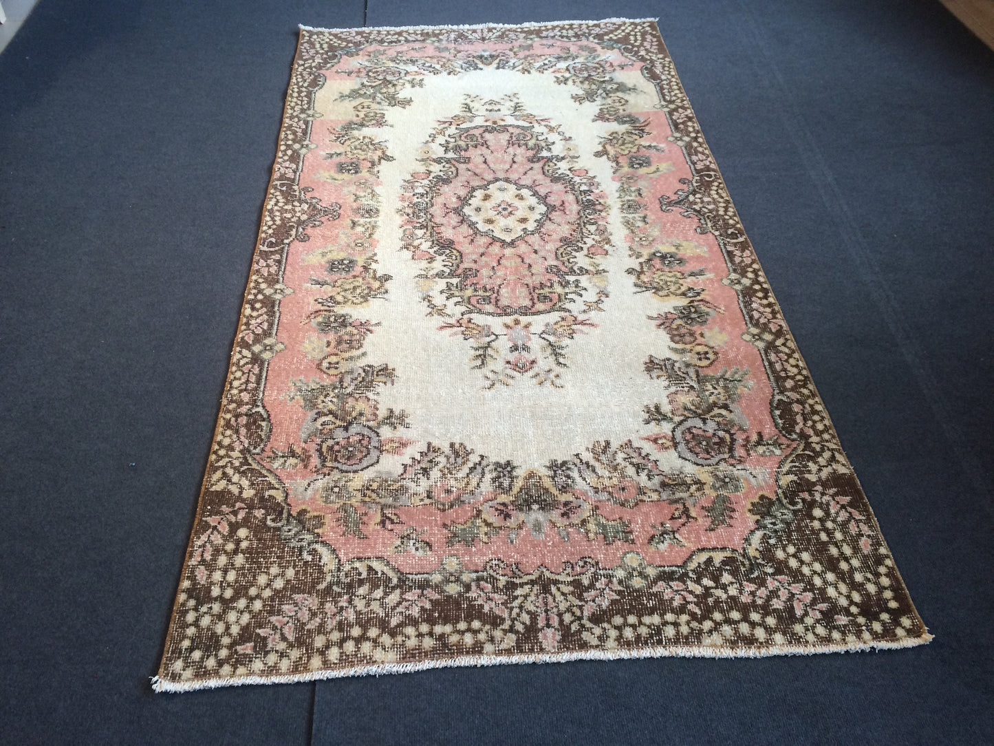 Light Pink Rug,Bohemian Rug,Big Area Rug,Antique Rug,Oushak antique Rug,Hand woven Rug,Weaving Rug,Ethnic Rug,Kitchen Rug