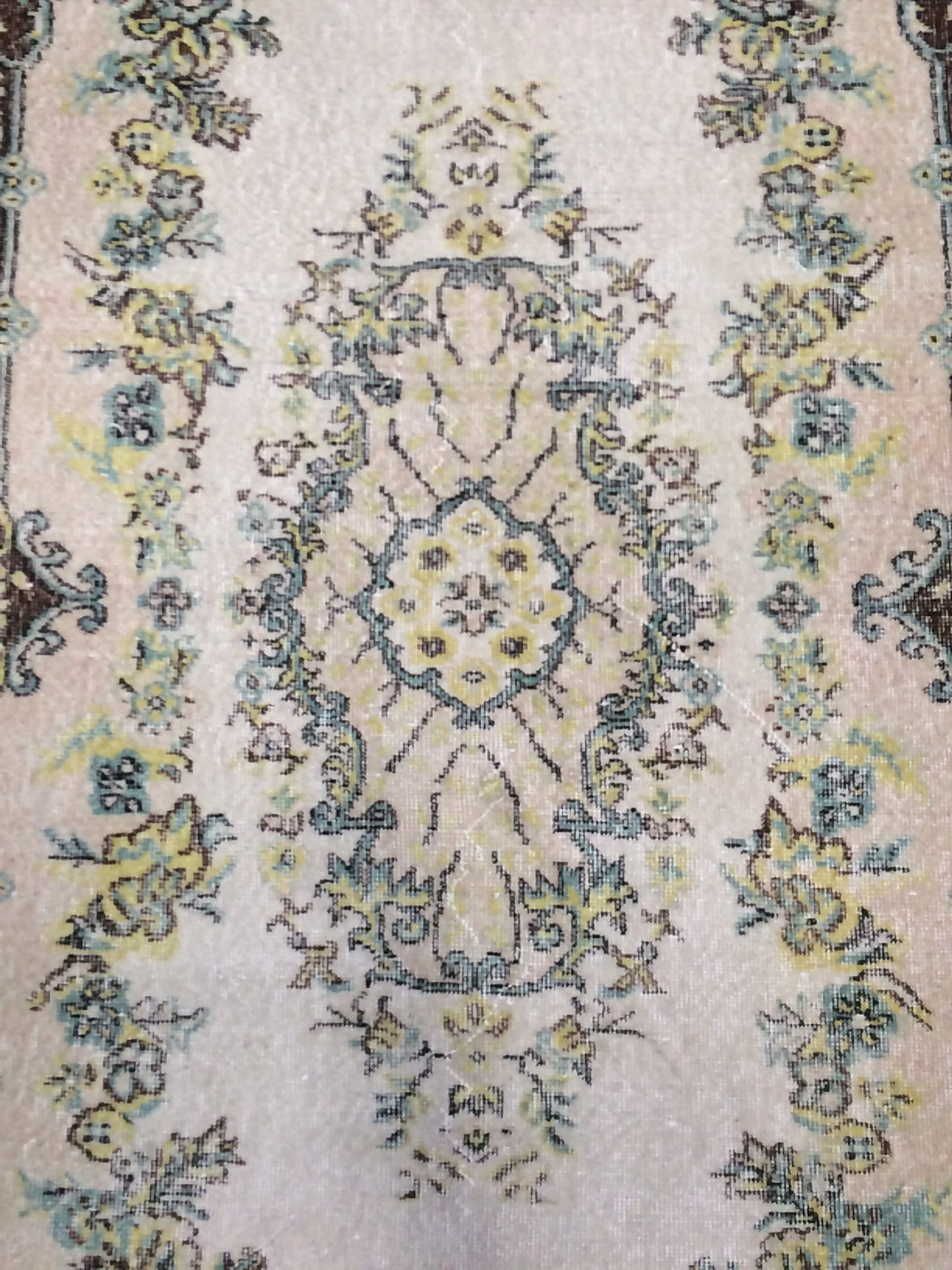 Pastel Colors  Medallion TURKISH Oushak  RUG , Earth Tones  Rug,Antique Rug,Oushak antique Rug,Hand woven Rug,Weaving Rug,Ethnic Kitchen Rug