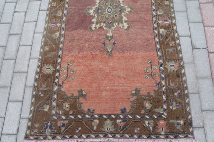 Vintage Rug, turkish Rug, Oushak Rug, Hand woven Rug, Rugs, Nomad Rug, Kitchen Rug, Bohemian rug, rustic rug, eclectic rug, muted rug