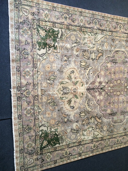 6 x 9.5 Vintage Rug, Vintage Turkish Rug, Living Room Turkish Rug, Oushak Rug, Oriental Rug