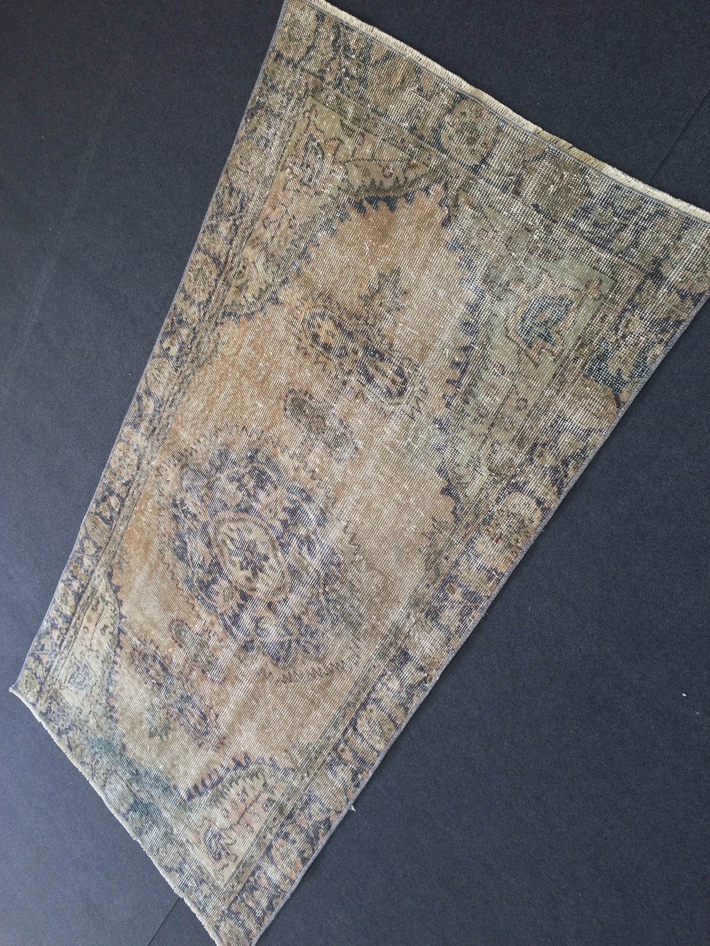 Vintage  Rug Turkish  Rug, Rusric Rug, Oushak Rug, Hand Made Rug, eclectic rug,