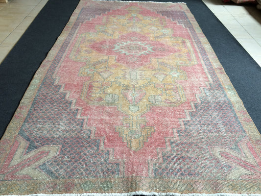 Vintage Rugs  TURKISH HAND MADE Rugs   Vintage Turkish Rugs   Oushak Rug   Traditional Rug, Turkish Oushak Rug, Vintage Oushak Rug, Wool Rug