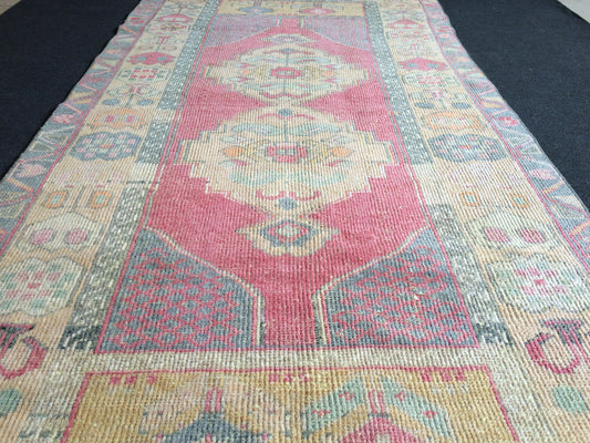 Wool Rugs Vintage Rugs  TURKISH HAND MADE Rugs   Vintage Turkish Rugs   Oushak Rug   Traditional Rug, Turkish Oushak Rug, Vintage Oushak Rug