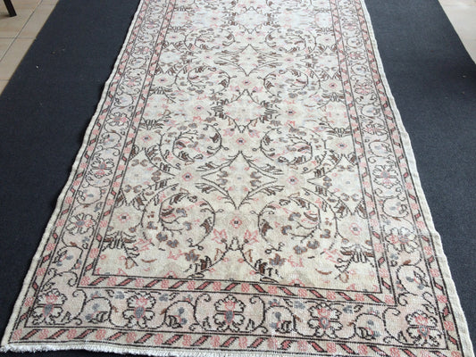 4 x 7 Vintage  Turkish Rugs Muted Vintage Oushak Rugs  Turkish  Rug, Boho Rug, Oushak Rug, Wool Rugs, Shabbychic Rug, Farmhouse Rugs
