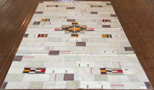 6 x 8.5 ft UNIQUE KILIM  Rug PATCHWORK Rug,Bohemian Flatwoven Turkish Rug, Boho Flatweave Rug,Hand woven Rug,Weaving Rug