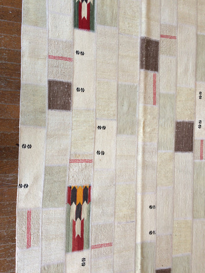 6 x 8.5 ft UNIQUE KILIM  Rug PATCHWORK Rug,Bohemian Flatwoven Turkish Rug, Boho Flatweave Rug,Hand woven Rug,Weaving Rug