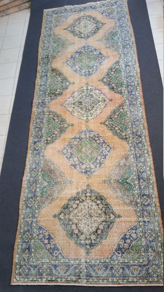 4.8 x 14 VINTAGE RUG ,  oushak Rug, Turkish Rug,Hand woven Rug, Vintage Rug HAND Made Rugs 5 by 14 runners