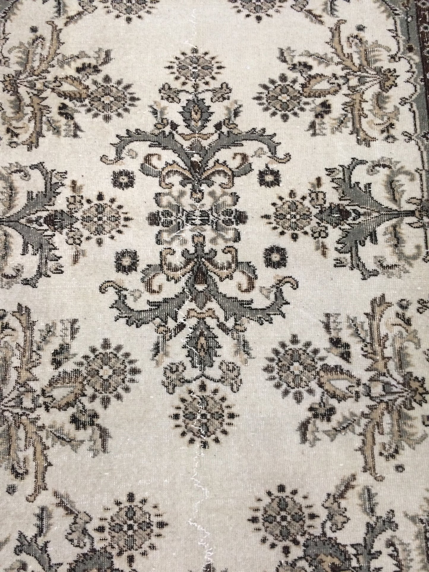 French Inspired Fleur-de-lis  Motif Minimalist Rug,Bohemian Rug,Big Area Rug,Antique Rug,Oushak antique Rug,Hand woven Rug,Weaving Rug