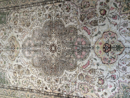 6.7 x 9.8 Turkish Oushak Rug Large Area Rug, Vintage Rug Oushak Rug 7 by 10 Muted Rug