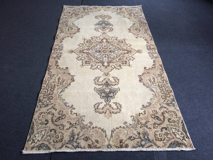 Oushak Rug Turkish Rug Hand Made Rug Wool Rug Vintage Rug  Bohemian Rugs