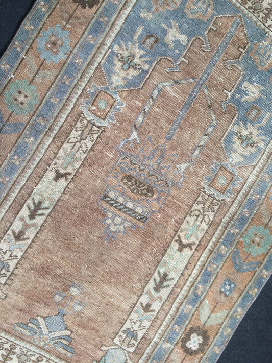 Persian Rug, Vintage Turkish Rug, Rustic Rug,Turkish Rug, Farmhouse Rug, Vintage Rug, Wool rug