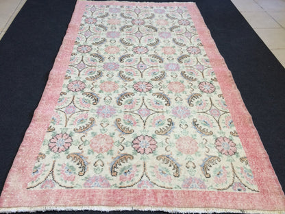 Turkish Rug, Oushak Rug, Wool Rugs, Farmhouse Rug, Vintage Rug, Minimalist Rug, Hand Made Rug