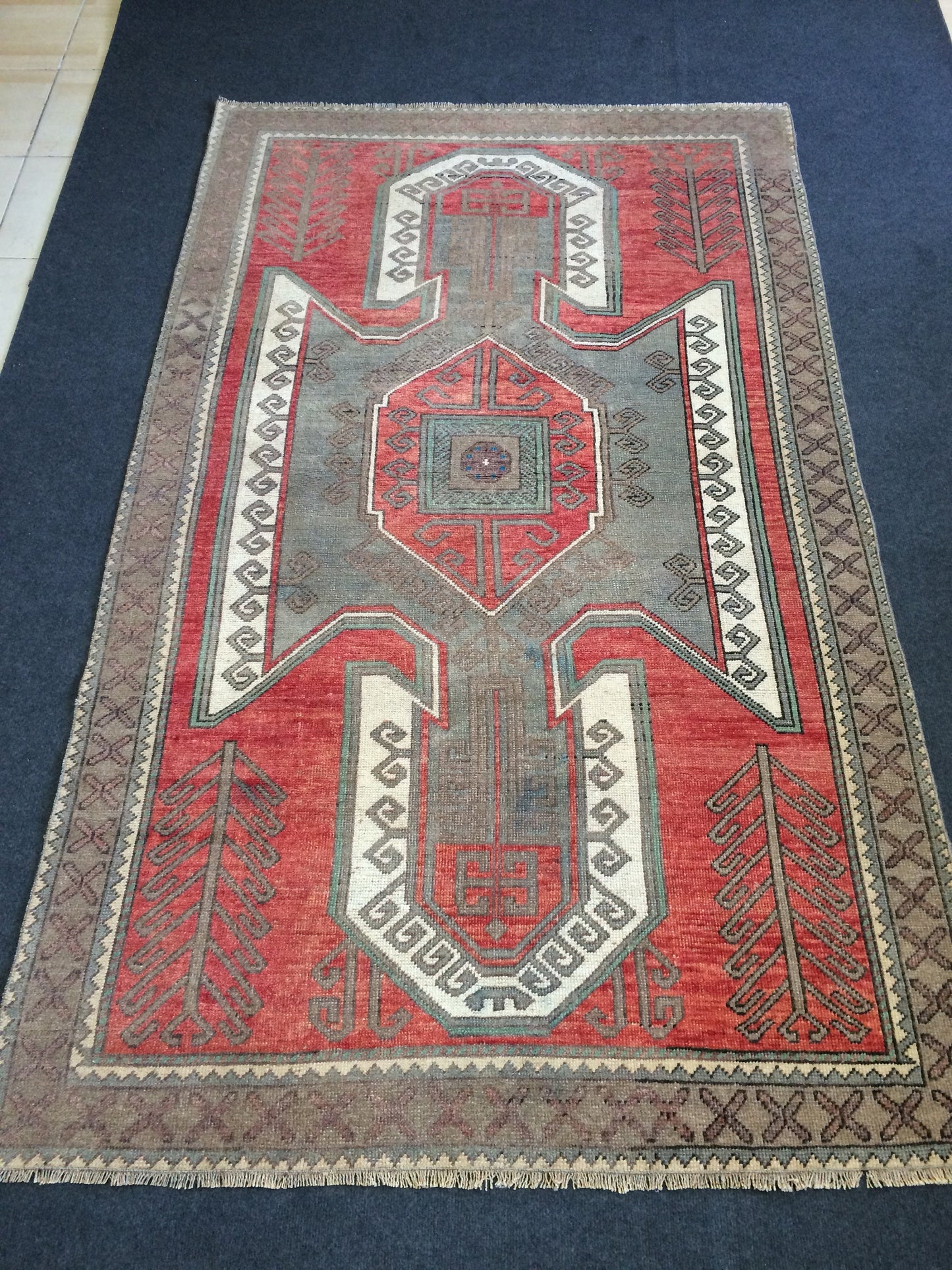 Turkish Rug, Oushak Rug, Oushak Rugs, Farmhouse Rug, Vintage Rug, Hand Made Rug