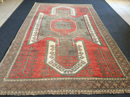 Turkish Rug, Oushak Rug, Oushak Rugs, Farmhouse Rug, Vintage Rug, Hand Made Rug