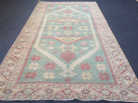 Turkish Rug, Oushak Rug, Rustic Oushak Rug, Wool Rugs, Farmhouse Rug, Vintage Rug, Minimalist Rug, Hand Made Rug