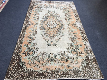 7.2 x 4 Rugs, Hand Made Rug, Oushak Rug, Rustic Rug, Bohemian Rug, Rug Runner, Turkish Rug, Farmhouse Rug, Vintage Rug, Wool rug