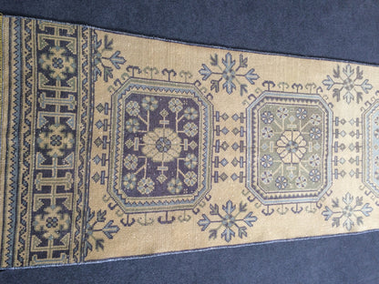 2 8 x 12 Oushak Runner Rug Turkish Runner Rug Vintage Runner Rug Hallway Runner Rug Kitchen Runner Rug Wool Runner Rug Wool Oushak Rug