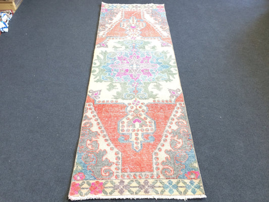 Oushak Runner Rug Turkish Runner Rug Vintage Runner Rug Hallway Runner Rug Runner