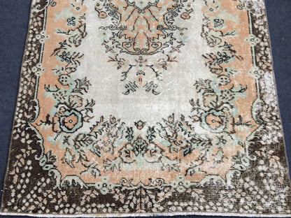 7.2 x 4 Rugs, Hand Made Rug, Oushak Rug, Rustic Rug, Bohemian Rug, Rug Runner, Turkish Rug, Farmhouse Rug, Vintage Rug, Wool rug