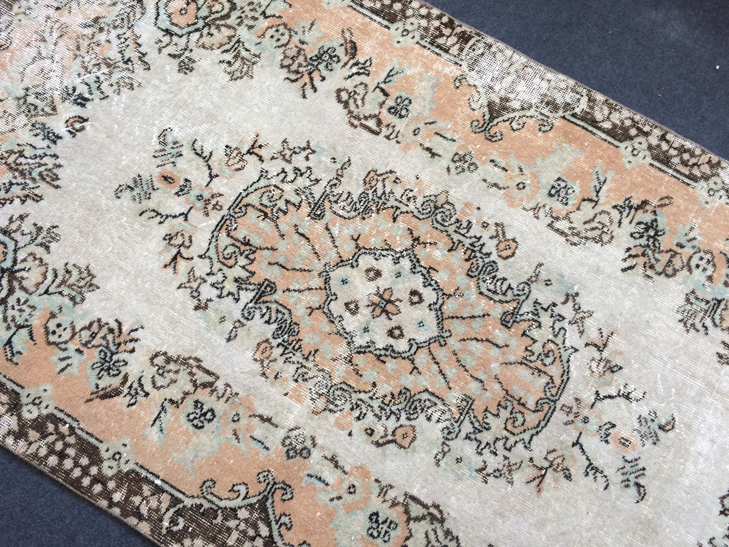 7.2 x 4 Rugs, Hand Made Rug, Oushak Rug, Rustic Rug, Bohemian Rug, Rug Runner, Turkish Rug, Farmhouse Rug, Vintage Rug, Wool rug