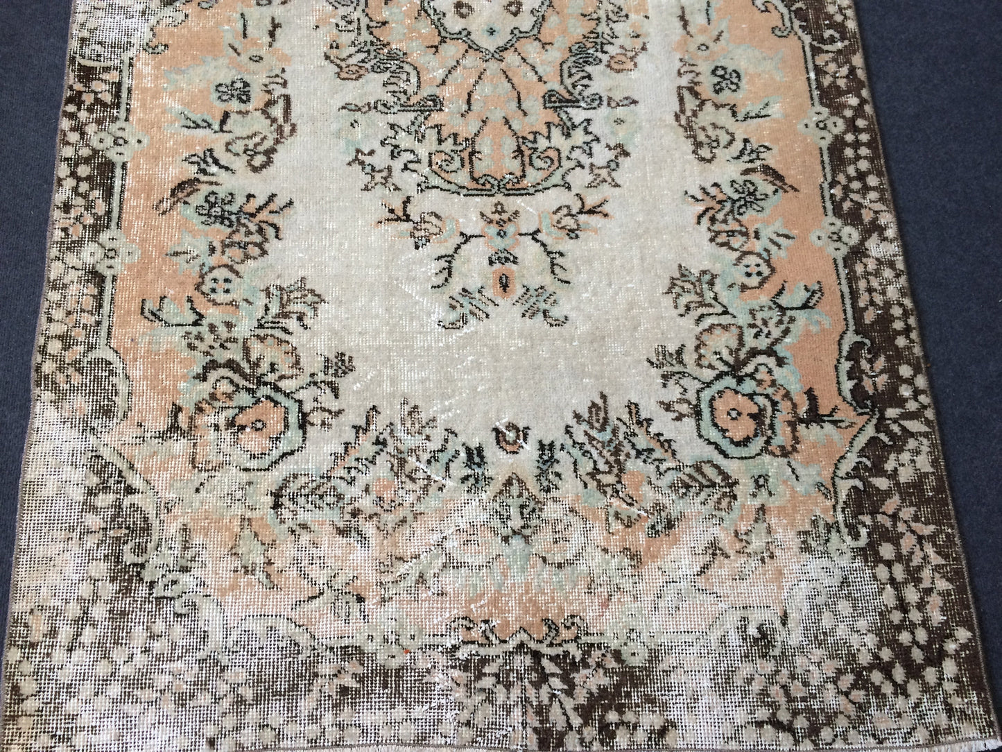 7.2 x 4 Rugs, Hand Made Rug, Oushak Rug, Rustic Rug, Bohemian Rug, Rug Runner, Turkish Rug, Farmhouse Rug, Vintage Rug, Wool rug