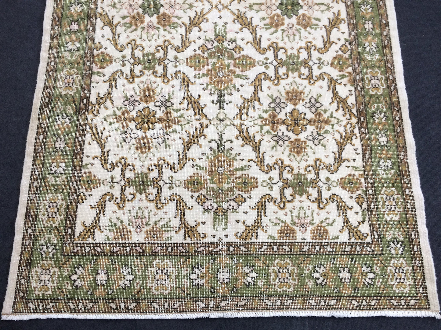 4x7 TURKISH RUG, Rugs, Hand Made Rug, Oushak Rug, Rustic Rug, Bohemian Rug, Rug Runner, Farmhouse Rug, Vintage Rug, Wool rug