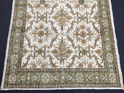 4x7 TURKISH RUG, Rugs, Hand Made Rug, Oushak Rug, Rustic Rug, Bohemian Rug, Rug Runner, Farmhouse Rug, Vintage Rug, Wool rug