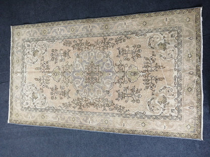 3.9 x 6.7 Rugs, Hand Made Rug, Oushak Rug, Rustic Rug, Bohemian Rug, Rug Runner, Turkish Rug, Farmhouse Rug, Vintage Rug, Wool rug