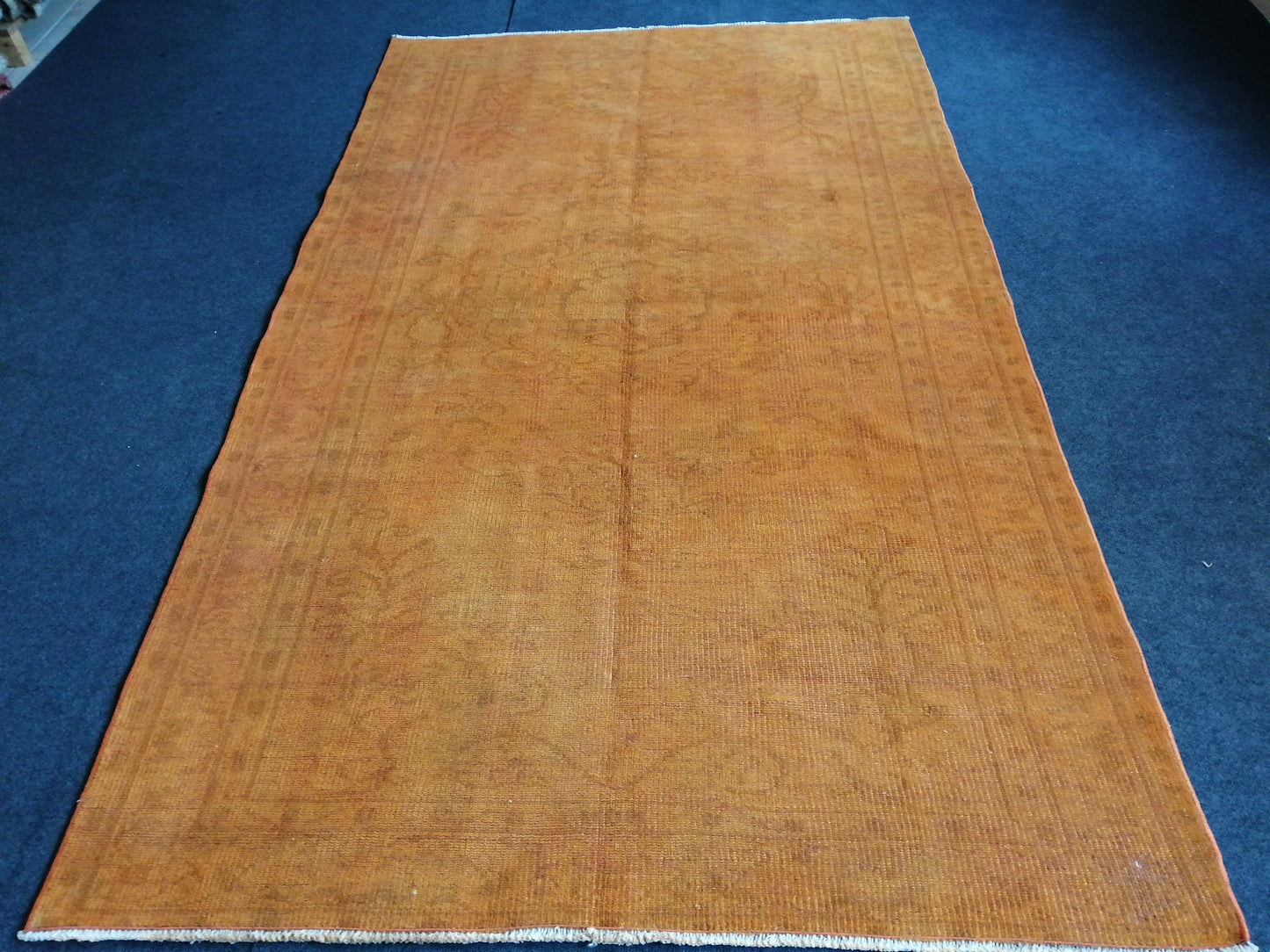 4.8 x 8 HandMade Rug, Oushak Rug, Rustic Rug, Turkish Rug, Farmhouse Rug, Vintage Rug, Wool rug