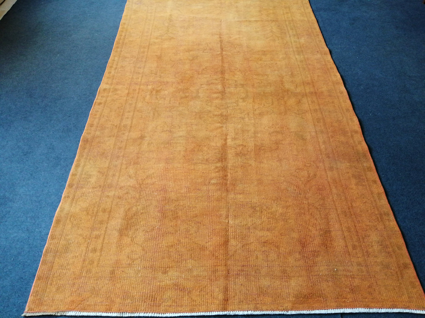 4.8 x 8 HandMade Rug, Oushak Rug, Rustic Rug, Turkish Rug, Farmhouse Rug, Vintage Rug, Wool rug